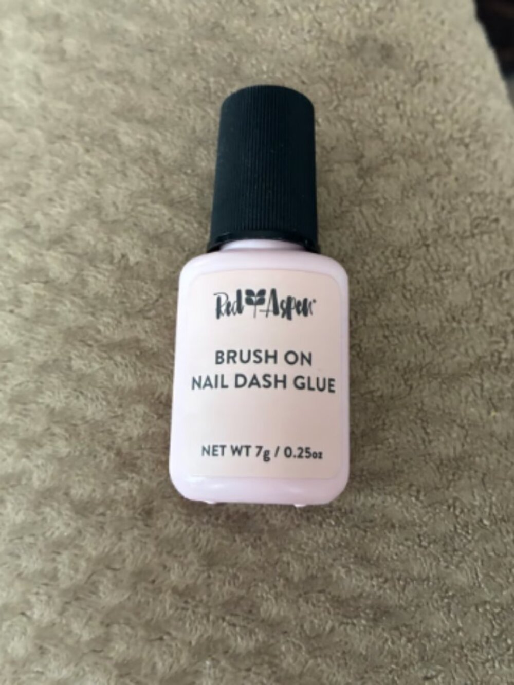 Red Aspen brush on nail dash glue, NEW